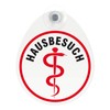 Sign, car sign home visit with suction cup, 1.5 mm,