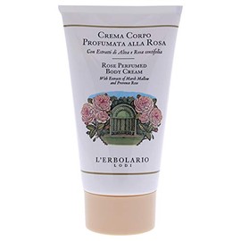 LErbolario L'erbolario body cream - rose - with extracts of marshmallow and provence rose - rich yet light cream that moisturizes and smoothens - 5.07 oz