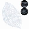 Outdoor Fly Fishing Landing Net Clear Rubber Replacement Mesh Bag(Mudium)
