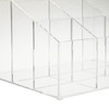 Bright Creations 7 Compartment Desktop Organizer, Clear Acrylic Pen Holder