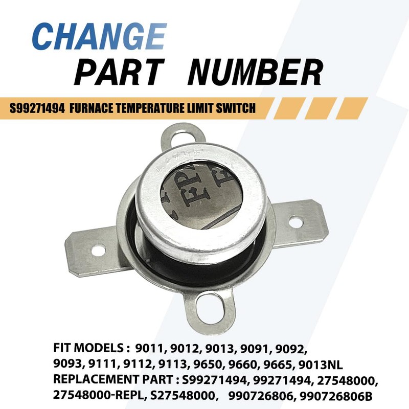 L278F Thermal Cutoff Part S99271494 Heater Thermal Protector Thermostat Replacement