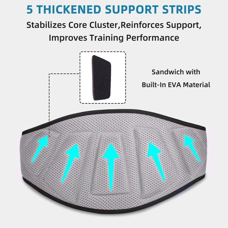 JZS Adjustable Weight Lifting Belt for Men and Women –