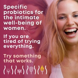 GYNEBAL Probiotics for Women - Balance Vaginal Flora - 10.000 Millions of Bacterial Cultures Rhamnosus Acidophilus and Cranberry 40% PACs for Ladies - One Month Supply - Oral 30 Capsules