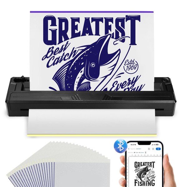 YIRIGUI Mini Tattoo Stencil Printer – Compact Wireless Transfer Machine