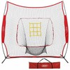 Segawe 7*7' Baseball Softball Practice Net Hitting Pitching Net with