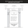 MODE Room Darkening Collection 1” Diameter Blackout Curtain Rod Set