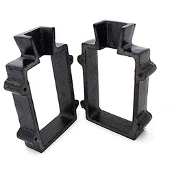 Megacast Cast Iron 2-Part Flask Mold for Delft Sand Casting Jewelry Making Tool