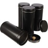 Dosenritter 4 x Narrow Tea Canisters with Aroma Protection Lid,