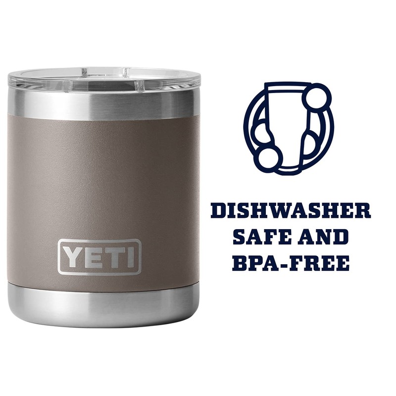 YETI Rambler 10 oz Lowball, Vacuum Insulated, Stainless Steel with