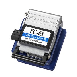 Duogalia FC-6S Optical Fiber Cleaver for 0.25mm, 0.9mm, 3.0mm Fiber Cable with 48000 Cleaves and 16 Position Blades Automatic Return Knife FTTH Tool