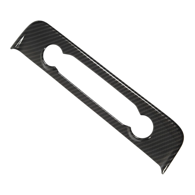 Multimedia Control Knob Cover Trims Carbon Fiber Style Replacement for