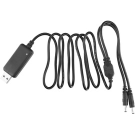 FITE ON USB Charger + DC Dual Power Cord Compatible with 8.4V Heated Gloves Socks Rechargeable Battery