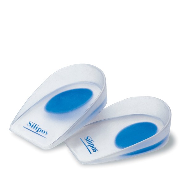 Silipos Heel Cushions (Blue, X-Large/Women's 12.5-15/Men's 11-13)