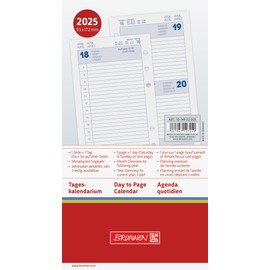 BRUNNEN Filius Daily Calendar (2025), 1 Page = 1 Day, 93 × 172 mm, 352 Pages