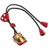 Archery Thumb Protector Regulable Design Safety Rope Brass Cowhide Material