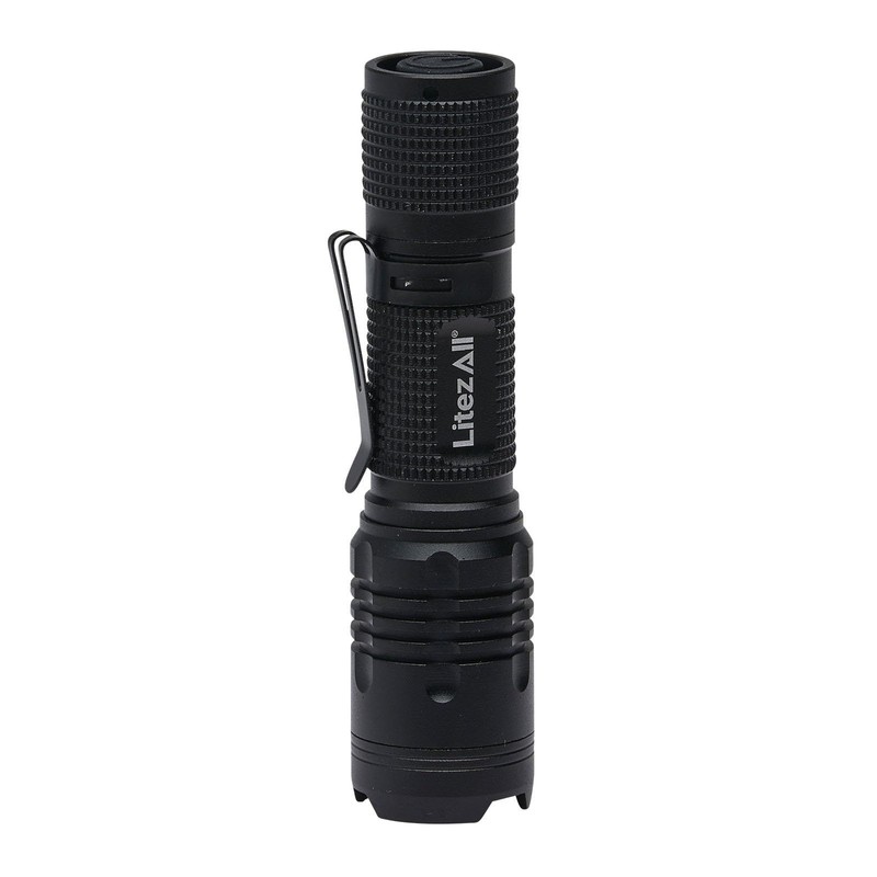 LitezAll 400 Lumen Tactical Flashlight, Compact LED Flashlight with Pocket