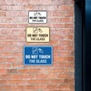 Signs ByLITA Classic Framed Do Not Touch The Glass Sign