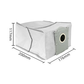 6pcs Dust bags for Ecovacs Deebot X9 PRO OMNI/X8 PRO OMNI/T80 OMNI/T50 MAX PRO OMNI/T50 PRO OMNI/T50 OMNI/T30C/Yeedi S14 Plus Robot Vacuum Cleaner