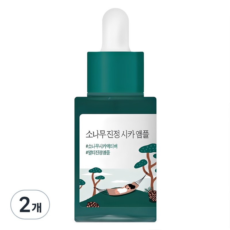 Partner_Reference 라운드랩 소나무 진정 시카 앰플 30ml 2개 / 라운드랩