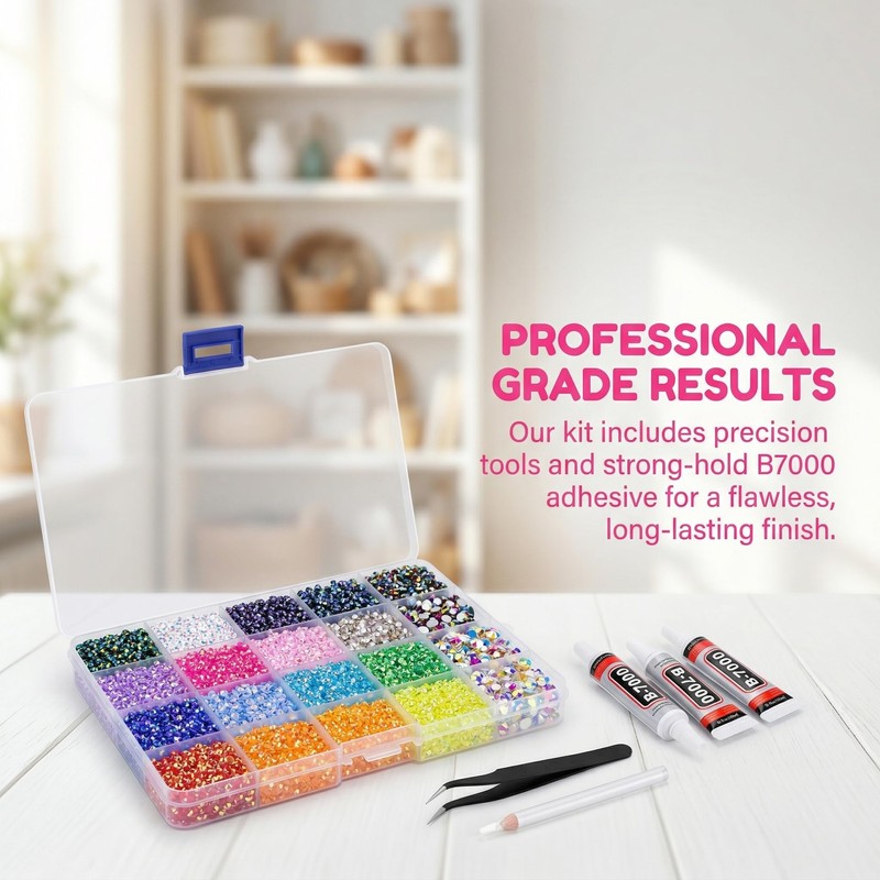 Resin Jelly Bedazzling Kit + Multi-Purpose Adhesive