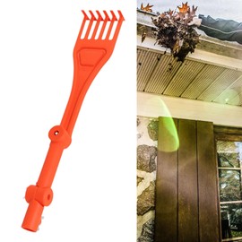 F Fityle Mini Rake Gutter Cleaning Tool Sturdy Leaf Rake Easy to Use for Removing Leaves and Branches Cleaning Gutters for Gardening