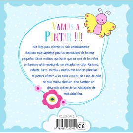 Mi primer libro colorear 1 año +: PEQUELINDOS cuadernos para colorear niños con animales, coche, luna y muchos otros dibujos para pintar. Niños y niñas 1 2 3 años (Spanish Edition)