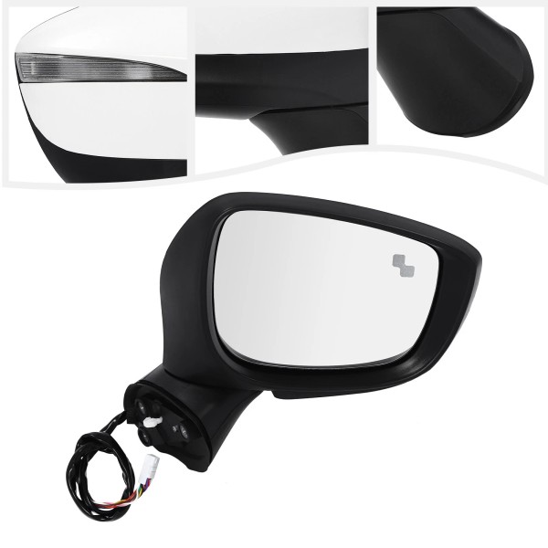 OCASAMI Right Side Rear View Mirror for 2015-2016 Mazda CX-5,
