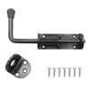Black 2 Packs 8.5 Inch Heavy Duty Spring Loaded Latch