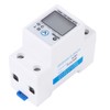 Single Phase Meter Accuracy Large Screen Multifunction Middle Button Reset