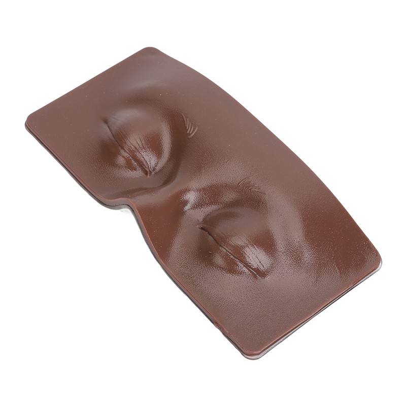 Eye Makeup Practice Board Closing Eyes Reusable Silicone Mannequin Face