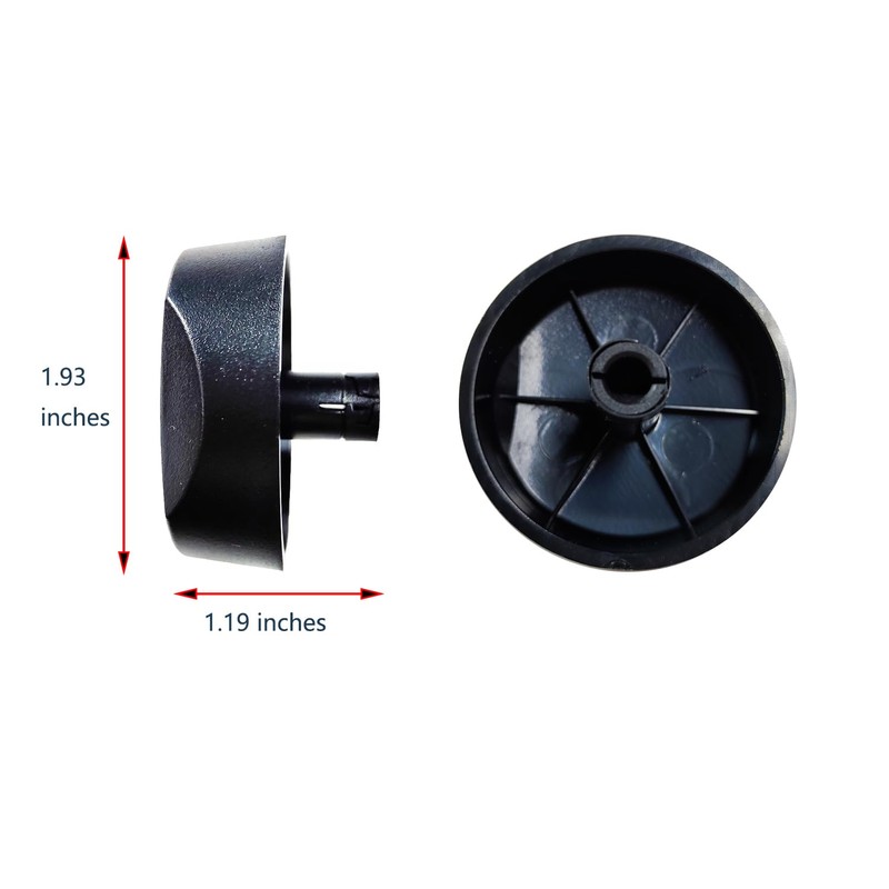ARYEIELLSOW 6 PCS 82977 DE81-08738A Cooktop Knob Replacement AP3390330, PS4271638