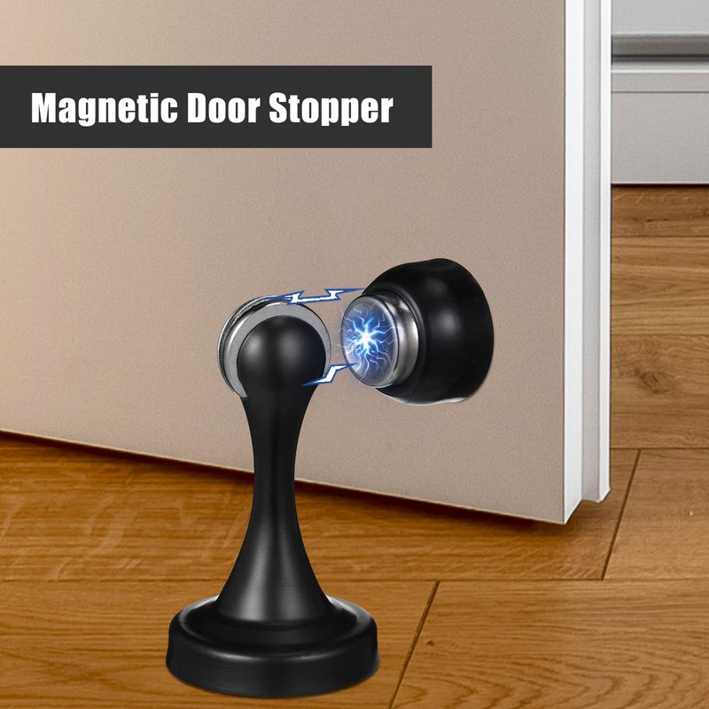 16 Pcs Magnetic Door Stoppers Stainless Steel Door Stops Magnetic