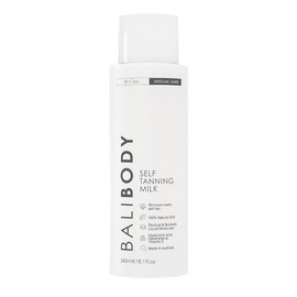 Bali Body Self Tan Milk | Self Tan Body Milk for All Skin Types for Buildable Longer-Lasting Tan | Vegan, Cruelty Free, Australian Made (240 ml/8.1 fl oz)