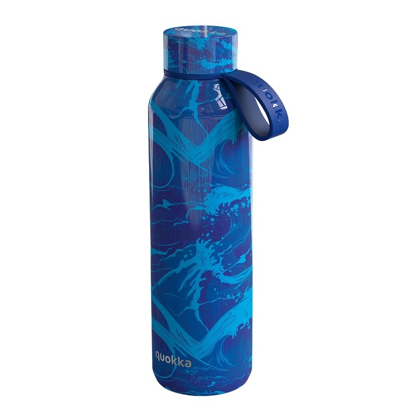 Quokka Solid Waves Bottle 630 ml - Double-Walled Insulation -