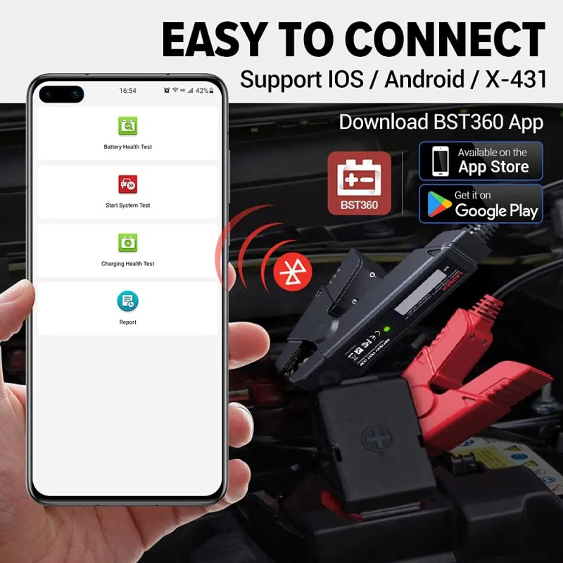 Original LAUNCH X431 BST360 Wireless Battery Clip Compatible with X431