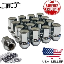 J&J 32 CHROME /OEM/ 14X1.5 CHEVY C/K PICK UP SILVERADO 2500 3500 HD DUALLY SUBURBAN