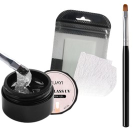 Nail Repair Kit For Broken Natural Nails - Nail Glue For Broken Nail Set - Fibreglass Repair Kit Nail Extension - Broken Nail Repair Nail Hardener Quick Builder Gel Nail Glue Nail Extensions