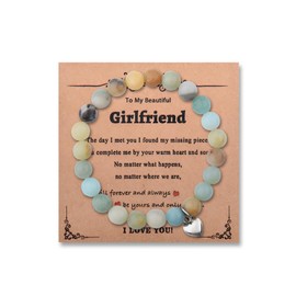 Girlfriend Birthday Gifts for Girlfriend Valentines Day Gifts for Girlfriend I Love You Gifts for Girlfriend Bead Bracelet Gifts for Girlfriends Girlfriend Valentine's Day Gifts for Gf
