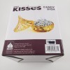 Hershey's Hershey’s Kisses Crystal Covered Candy Dish Gold Godinger 5"