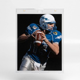 8 x 10 inch One Touch Magnetic Holder for Pictures 8" x 10" | Magnetic Photo Protector | Diamond Corners | Crystal Clear Photo Preserver for Collectors