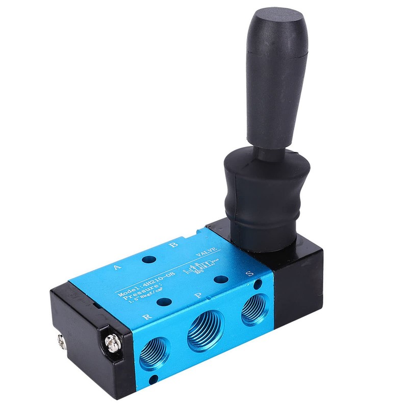 Hand Lever Pneumatic Valve Aluminum Alloy 2-Position 5-Way 4H210-08 1/4in