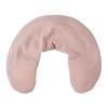 Bucky Linen Hot & Cold Neck Pillow, Natural Buckwheat Filling,