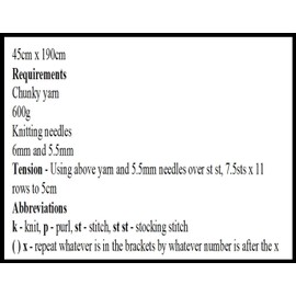 Knitting Pattern for Ladies Pocket Scarf, Pocket Scarf Knitting Pattern, Chunky Yarn Knitting Pattern for Shoulder Warmer Scarf, Ladies Knitting Pattern, KP612