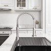 OWOFAN Kitchen Faucet with Pull Down Sprayer Brushed Nickel Stainless