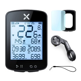 XOSS G+ Gen2 Cycle Computer, 2.2" GPS, Cyon, Wireless, Wireless, Cycling, Bicycle, Speedometer, Type-C IPX7 Waterproof, MTB, Odometer, Bluetooth, Japanese Instruction Manual (G+)