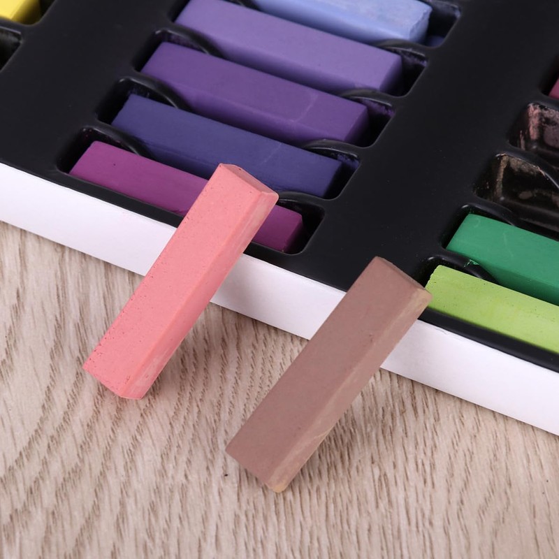 Tizas de Tinte Temporal para Cabello 36 Colores DIY Pastel