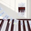 NALU 88-Key Piano Note Stickers - Removable Silicone Keyboard Labels