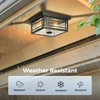 OPAXIS Motion Sensor Outdoor Ceiling Light, Flush Mount Light with