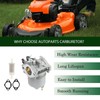 Autoparts AM128355 Carburetor Carb Kit Replacement for John Deere LX188