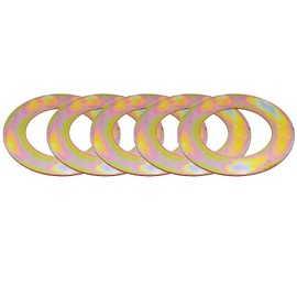 Excavator Bucket Pin Shim Washer 132 mm X 81 mm X 2.5 mm Compatible with Various JCB Models 5 Packs